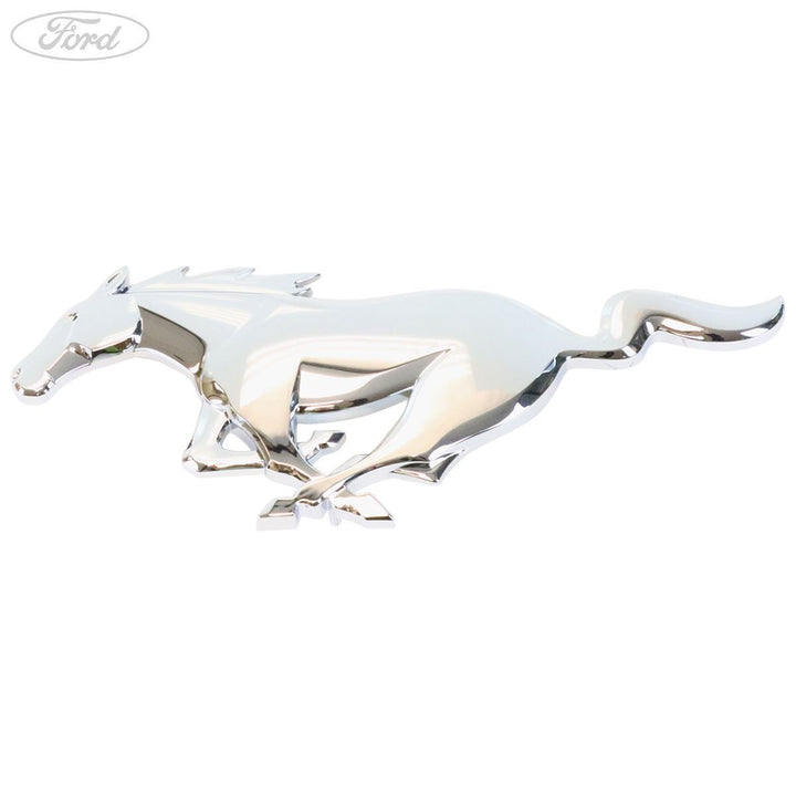 Rejilla delantera con emblema Mustang cromado brillante original para Ford Mustang 2014-2018 1922925