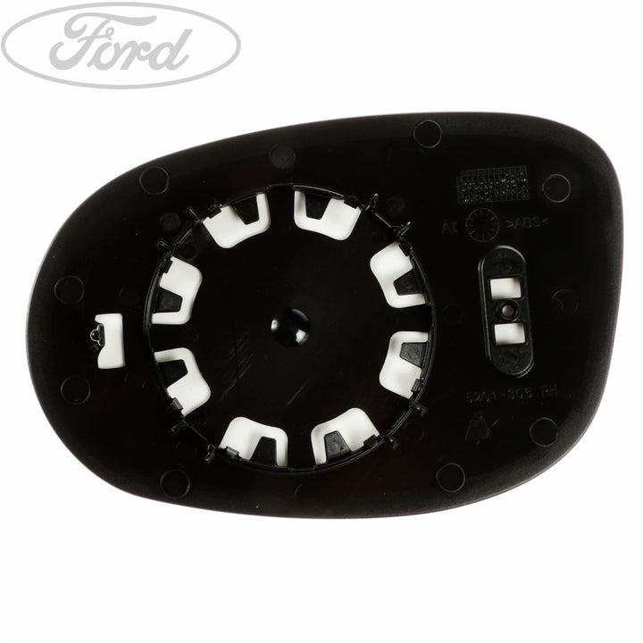 Cristal del espejo retrovisor derecho O/S (lado del pasajero) original para Ford KA 1752455