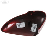 Cubierta color rojo rubí para espejo retrovisor de la puerta O/S (lado del pasajero) original para Ford S-Max Galaxy Edge 2016- 2182129