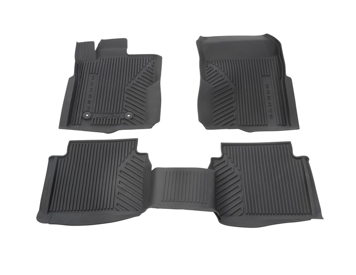 Kit de alfombrillas de goma delanteras y traseras Ranger manual 2022+ negro excepto Raptor y Platinum