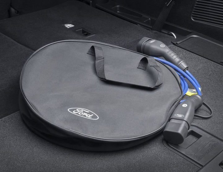 Original Ford Kuga Mustang Mach-E Explorer 2019+ Bolsa para cable de carga negra 2495739