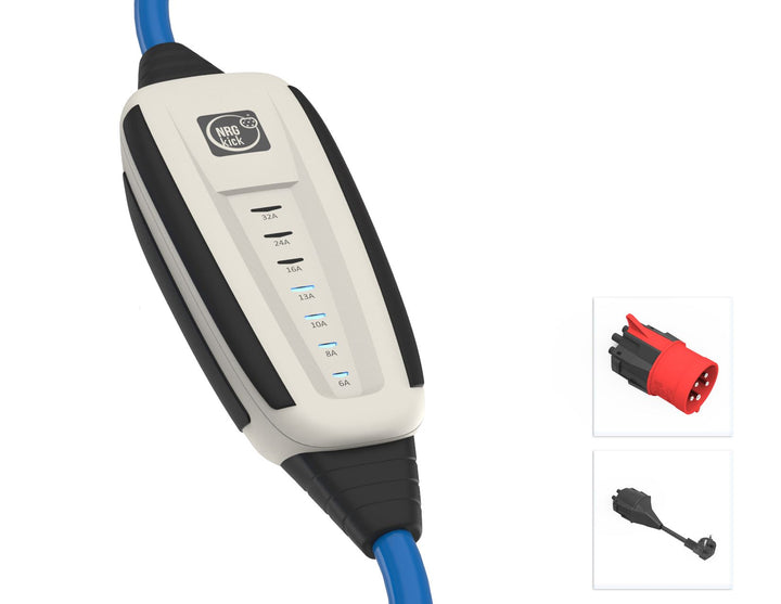 DiniTech* NRGkick Mobile Wallbox kit estándar para todo tipo de vehículos eléctricos