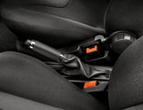 Original Ford Ka Funda de freno de mano de vinilo en color negro.