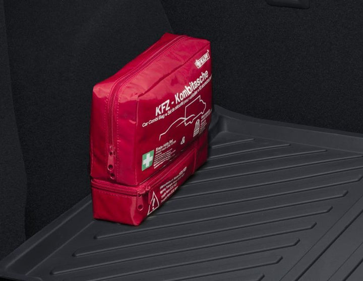 Kalff* Paquete de seguridad con bolsa de tela en color rojo,Nano 