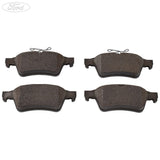 Kit de pastilla de freno trasera con pinza Motorcraft original para Ford Transit Connect 2177229