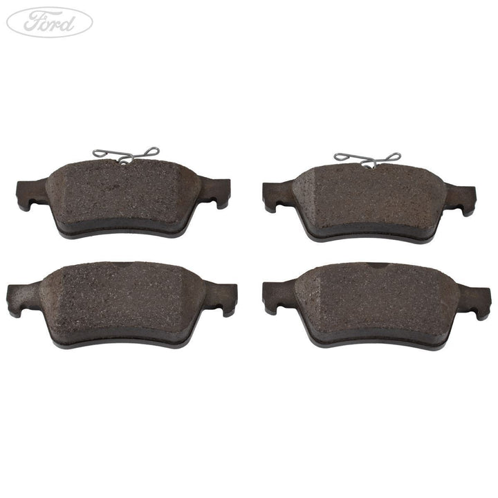Kit de pastilla de freno trasera con pinza Motorcraft original para Ford Transit Connect 2177229