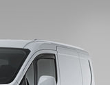 Original Ford Tourneo/Transit Connect Barras longitudinales portaequipajes para techo en color plata.