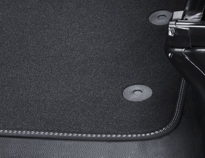 Original Ford Juego de alfombra de piso delantera velour negro AMkK2JB130B18SA3JA6 2362480