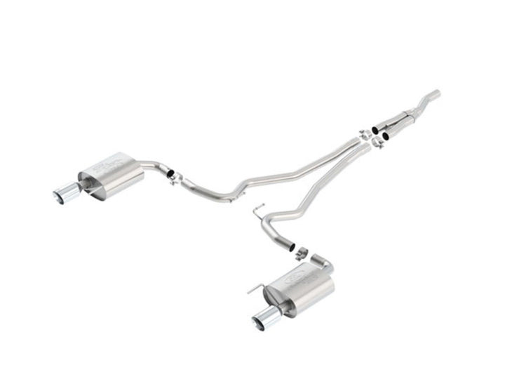Sistema de escape Y-Pipe deportivo acero inoxidable salidas cromadas Mustang 2.3 EcoBoost 2015–2018 Ford Performance