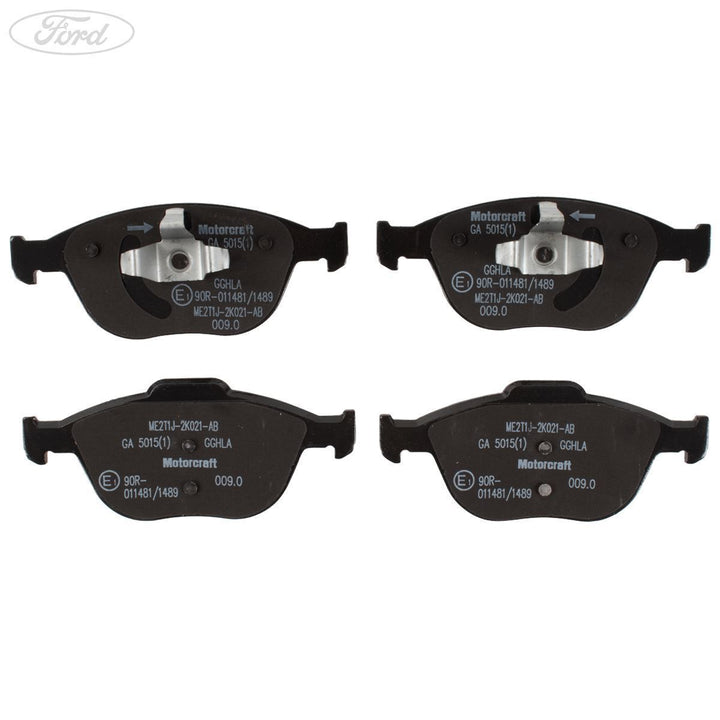 Kit de pastilla de freno delantero con pinza Motorcraft original para Ford Transit Connect 2013 2177227