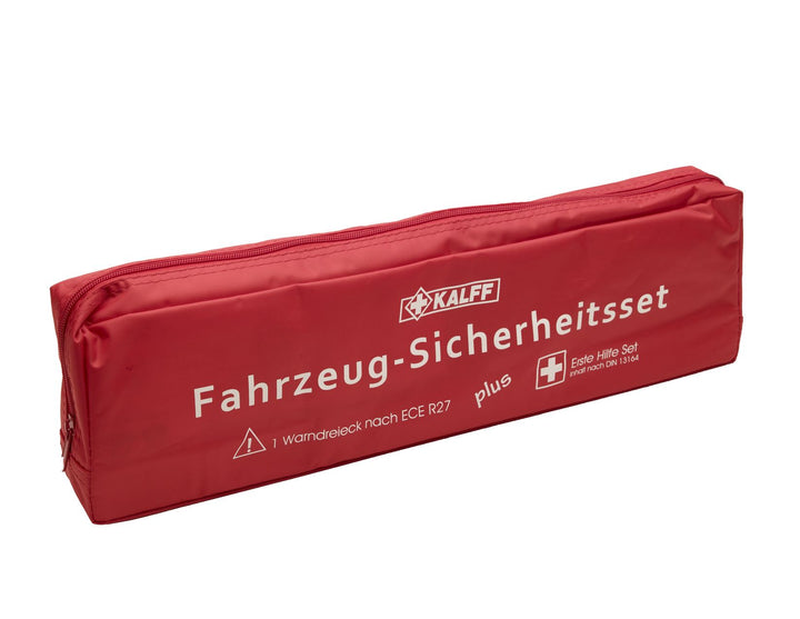 Original KAlff Pack de seguridad premium con botiquín de primeros auxilios y triángulo de advertencia en bolsa blanda 2646608