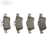 Kit de pastilla de freno trasera con pinza Motorcraft original para Ford Transit Connect 2177229
