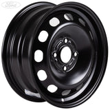Fiesta 2008-2019 Conjunto De Rueda De Acero 6J x 15 Negro