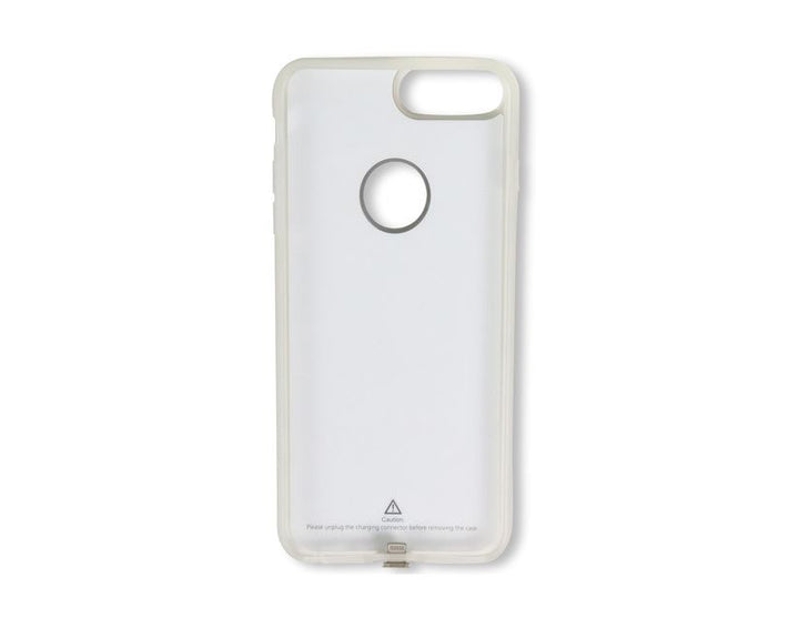 ACV* Funda de carga Qi para iPhone® 6+/7+, en color plata.