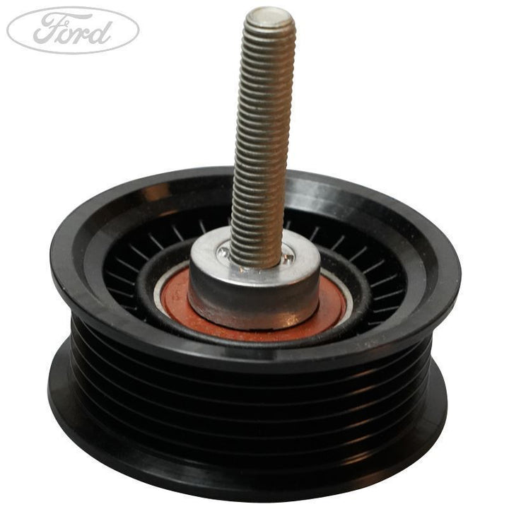 Polea tensora auxiliar curvada original para Ford Ranger 2.5 gasolina (sin aire acondicionado) 1722303
