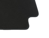 Alfombrillas de moqueta traseras Ranger Super Cab 2022+ negras excepto Raptor y Platinum