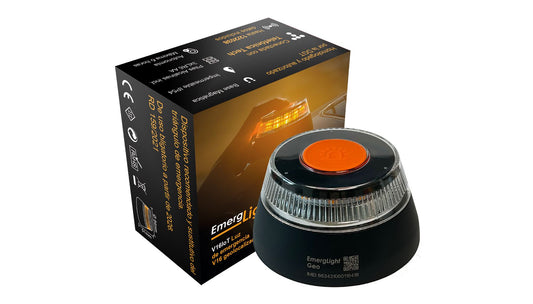 EmergLight Geo IoT. Luz de Emergencia V-16 Geolocalizada. Obligatoria a partir del 1 de enero de 2026