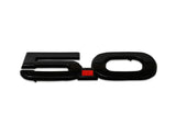 Original Ford Performance Mustang GT 2017+ Emblema de ala delantera O/S 5.0 negro 1912897