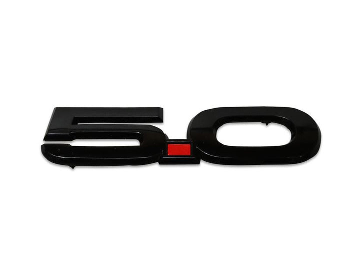 Original Ford Performance Mustang GT 2017+ Emblema de ala delantera O/S 5.0 negro 1912897