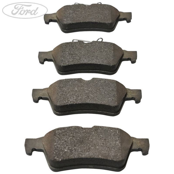 Kit de pastilla de freno trasera con pinza Motorcraft original para Ford Transit Connect 2177229