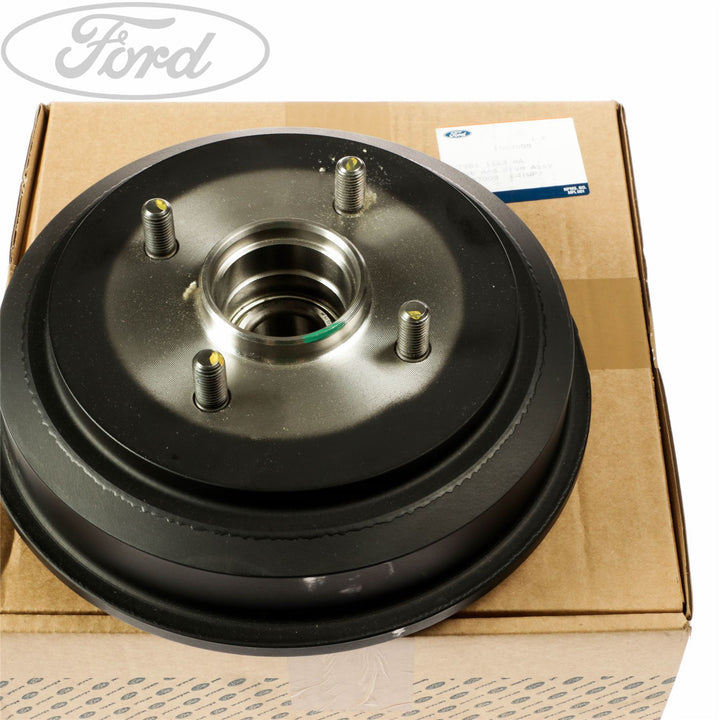 Tambor de freno trasero y buje de rueda de 203 mm (UNIDAD) original para Ford Fusion Fiesta V 1507055