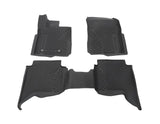 Kit de alfombrillas de goma delanteras y traseras Ranger Wildtrak automática 2022+