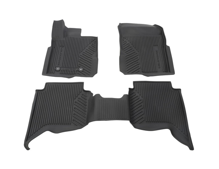 Kit de alfombrillas de goma delanteras y traseras Ranger Wildtrak automática 2022+