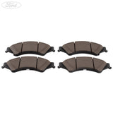 Juego de pastillas de freno delantero originales para Ford Ranger TKE TDCi de 2011 en adelante 1723538