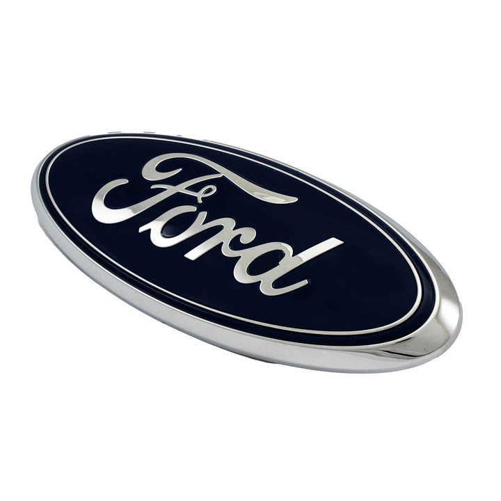Placa con emblema delantero Ford azul ovalado original para Ford Transit Ranger Custom 5254490