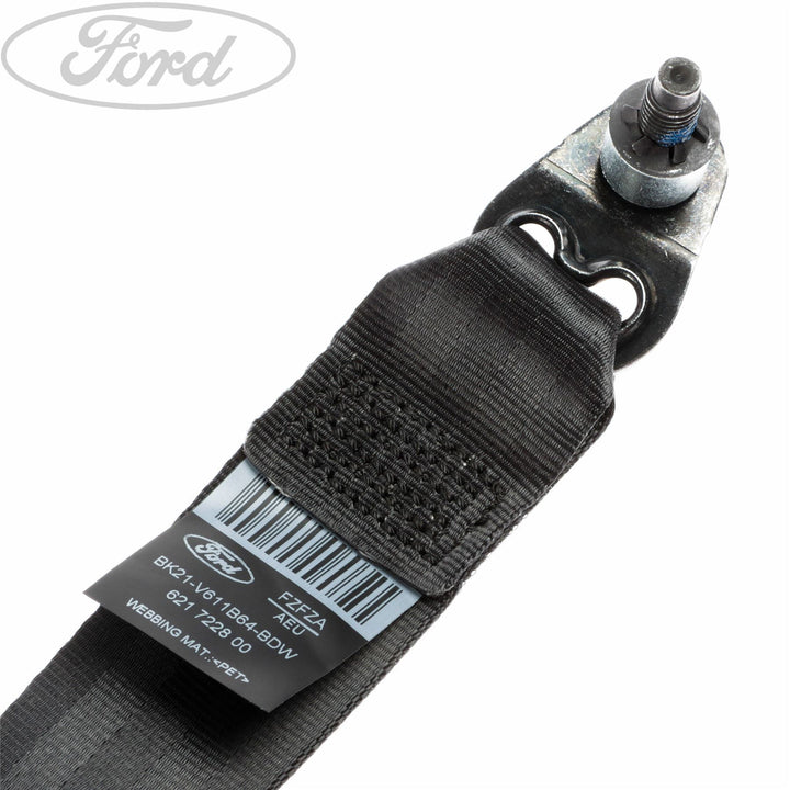 Cinturón de seguridad trasero izquierdo N/S (lado del conductor) original para Ford Transit/Tourneo Custom de 2012- en adelante 1811559