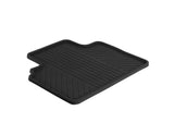 Transit Courier & Tourneo Courier Alfombrillas de goma traseras, en color negro.