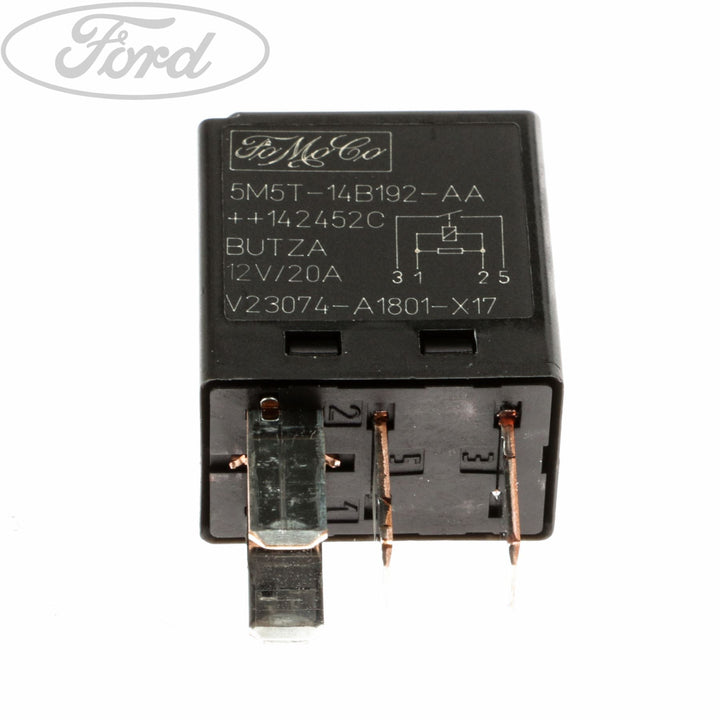 Terminal microrelé de 20 amperios y 4 contactos planos del sistema eléctrico original Ford 1425751