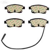 Juego de pastillas de freno trasero originales para Ford Transit Motorcraft 2006-2014 1852717
