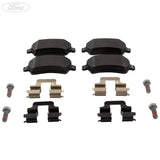 Juego de pastillas de freno para ejes trasero original para Ford Galaxy Mondeo S-Max Motorcraft 1916606