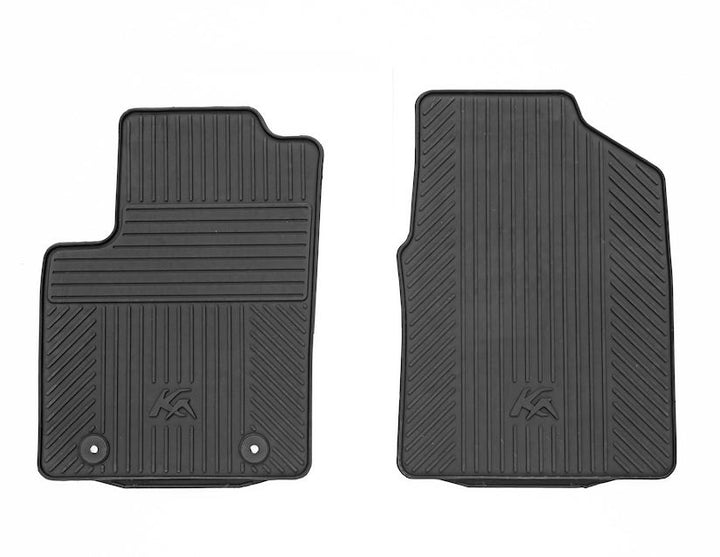 Original Ford Ka 09/2008-05/2016 Alfombrillas de goma delanteras,en color negro.