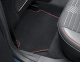 Original Ford Puma 2019+ Alfombrillas contorneadas de velour rojas 2478661