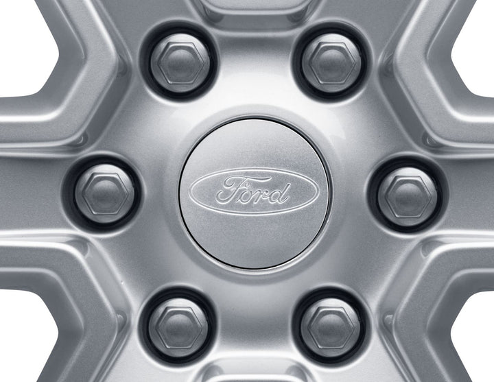 Original Ford Ranger 2011+ Tapacubos central de rueda de aleación plateado x1 1732431