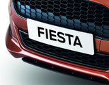 Original Ford Fiesta Difusor de paragolpes delantero en color negro.