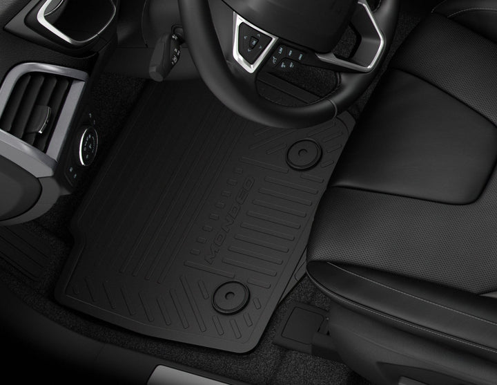 Mondeo Alfombrillas de goma delanteras y traseras, en color negro.