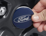Original Ford Embellecedor de rueda en color azul,con logo Ford.