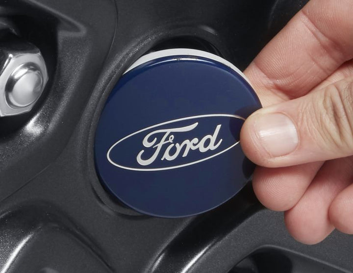 Original Ford Embellecedor de rueda en color azul,con logo Ford.