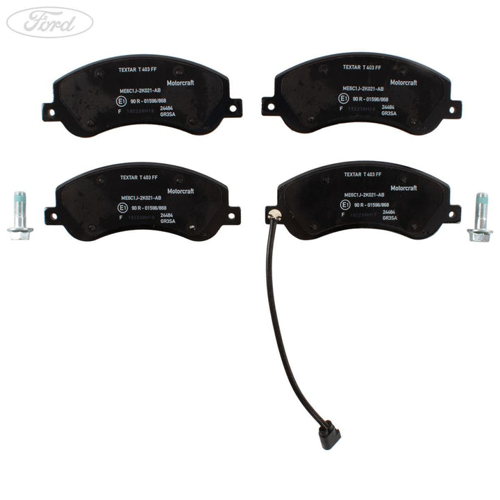 Juego de pastillas de freno delanteras Motorcraft originales Ford Transit 2006 — 2014 TDCi 1824346