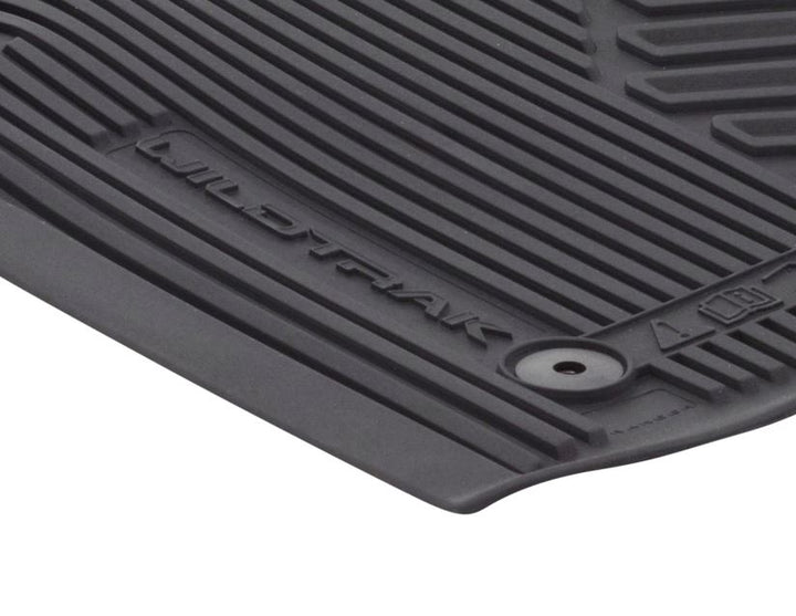 Kit de alfombrillas de goma delanteras y traseras Ranger Wildtrak automática 2022+