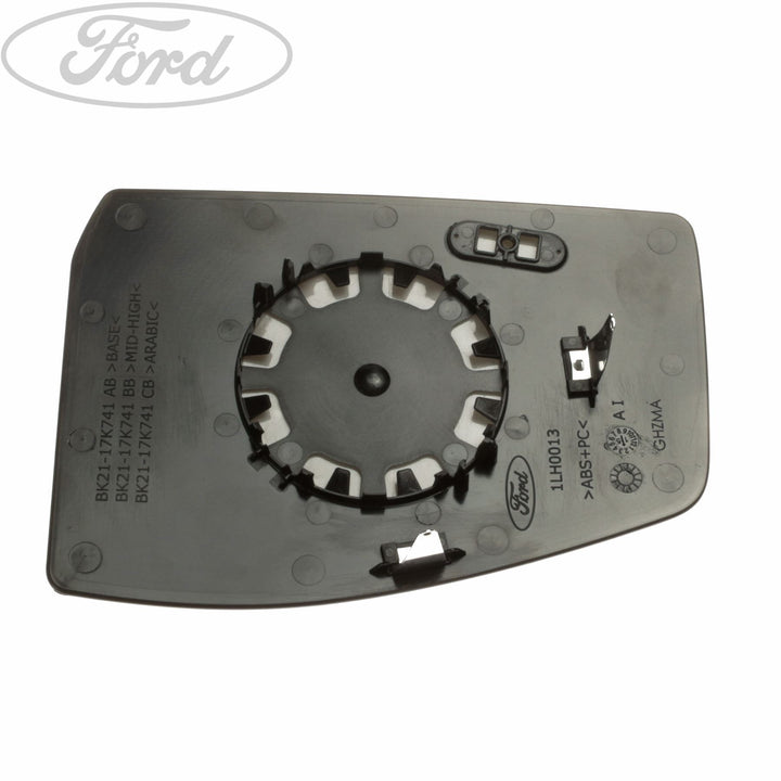 Cristal del espejo retrovisor izquierdo N/S (lado del conductor) original para Ford Transit Tourneo Custom de 2012 en adelante 1766586