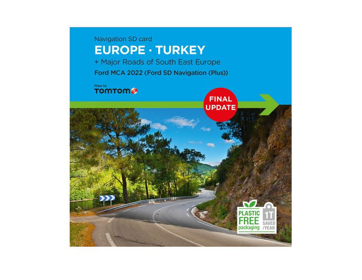 Kuga TomTom* Actualización de mapas con accesorio desde 10/2010 hasta 11/2012