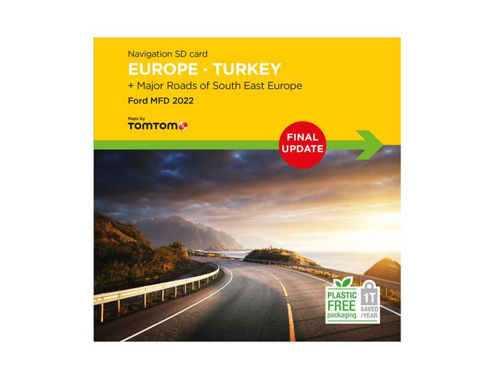 TomTom* Actualización de mapas para sistema de navegación Ford MFD.