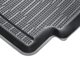 Kuga Alfombrillas de goma traseras, negras, estilo bandeja con bordes elevados.