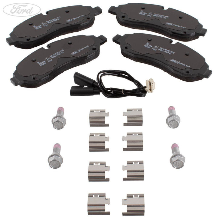 Ford Transit Custom Kit Forro Freno Delantero Motorcraft Negro 2600764