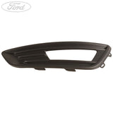 Marco/rejilla para faro antiniebla del parachoques delantero N/S (lado del conductor) original para Ford Focus 2014- 1864636