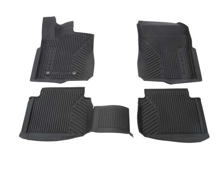 Kit de alfombrillas de goma delanteras y traseras Ranger automática 2022+ negro excepto Raptor y Platinum